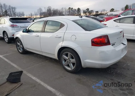 2013 Dodge Avenger Sxt z USA, uszkodzony, nr VIN 1C3CDZCB4DN581566